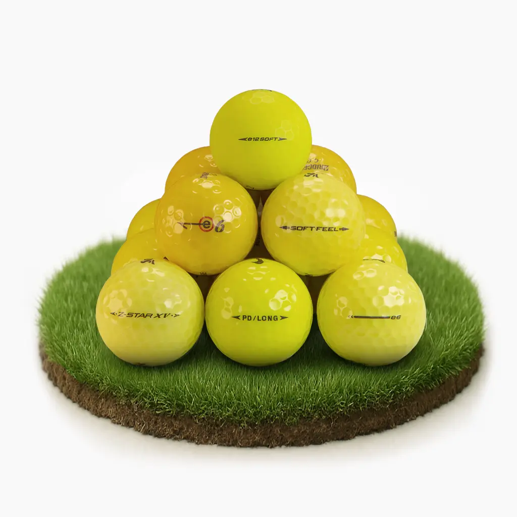 Gula Golfbollar Mix (50-pack)