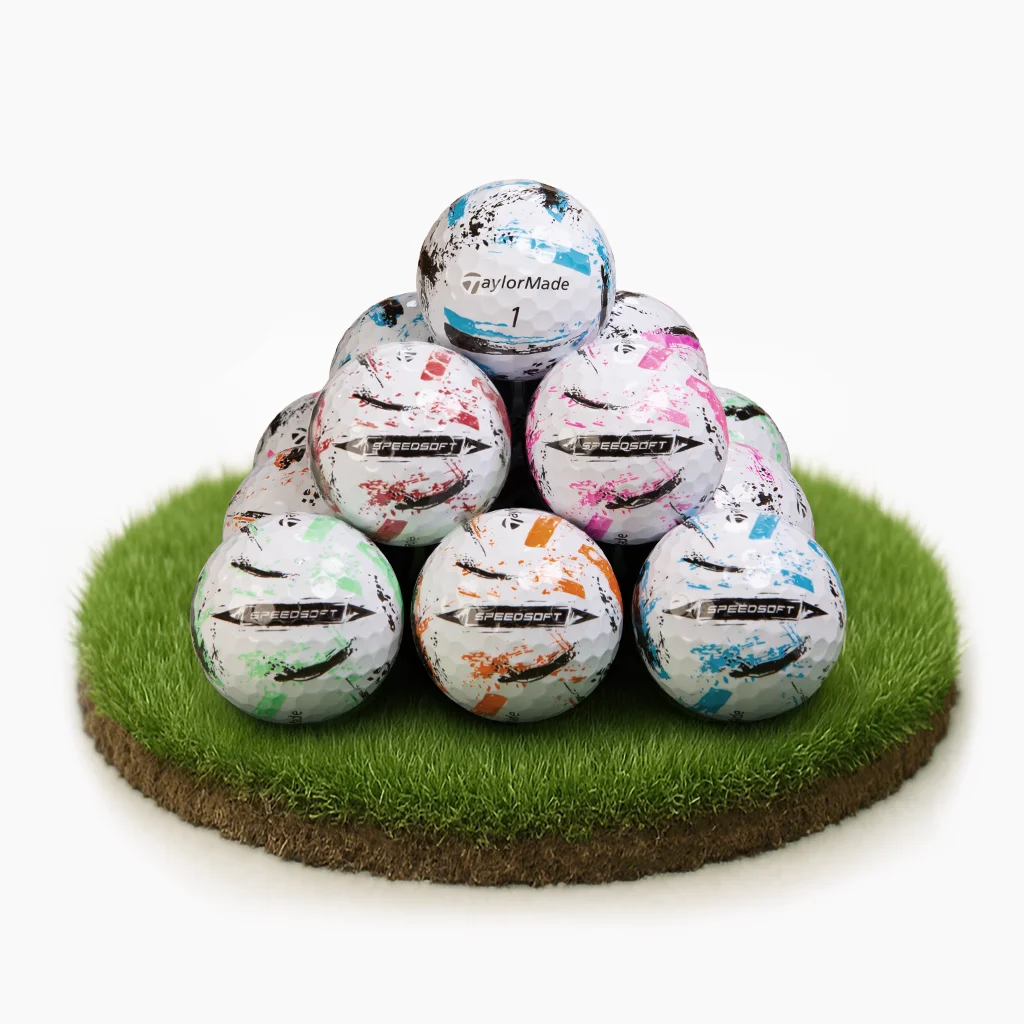 Taylormade Speedsoft Ink återvunna golfbollar